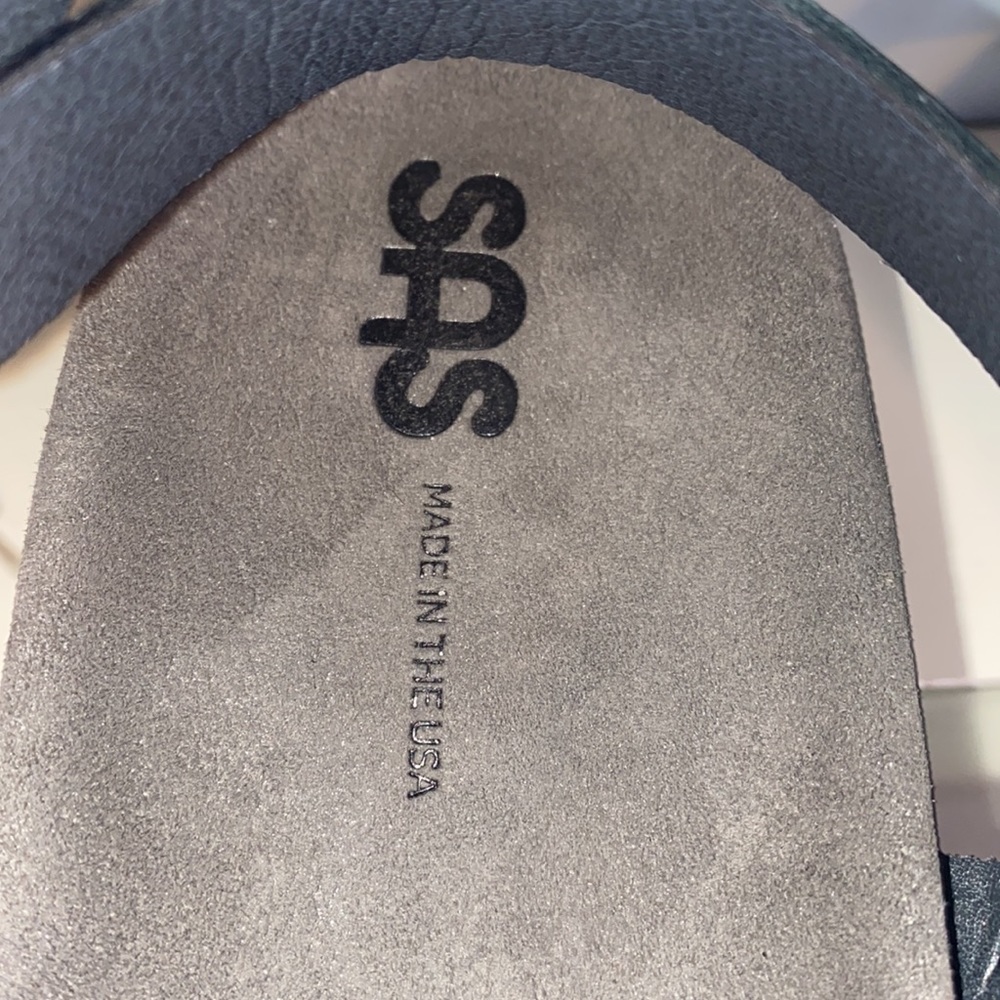 SAS Nouveau Black Leather Open Toe Casual Slingback Sandal-Women’s Sz 10.5M-NWOB - Picture 12 of 16